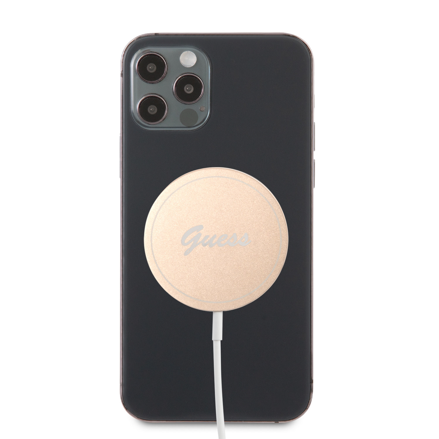 Guess Guess Wireless Charger - Magsafe compatible - 15W - Goud, foto 2 van 3
