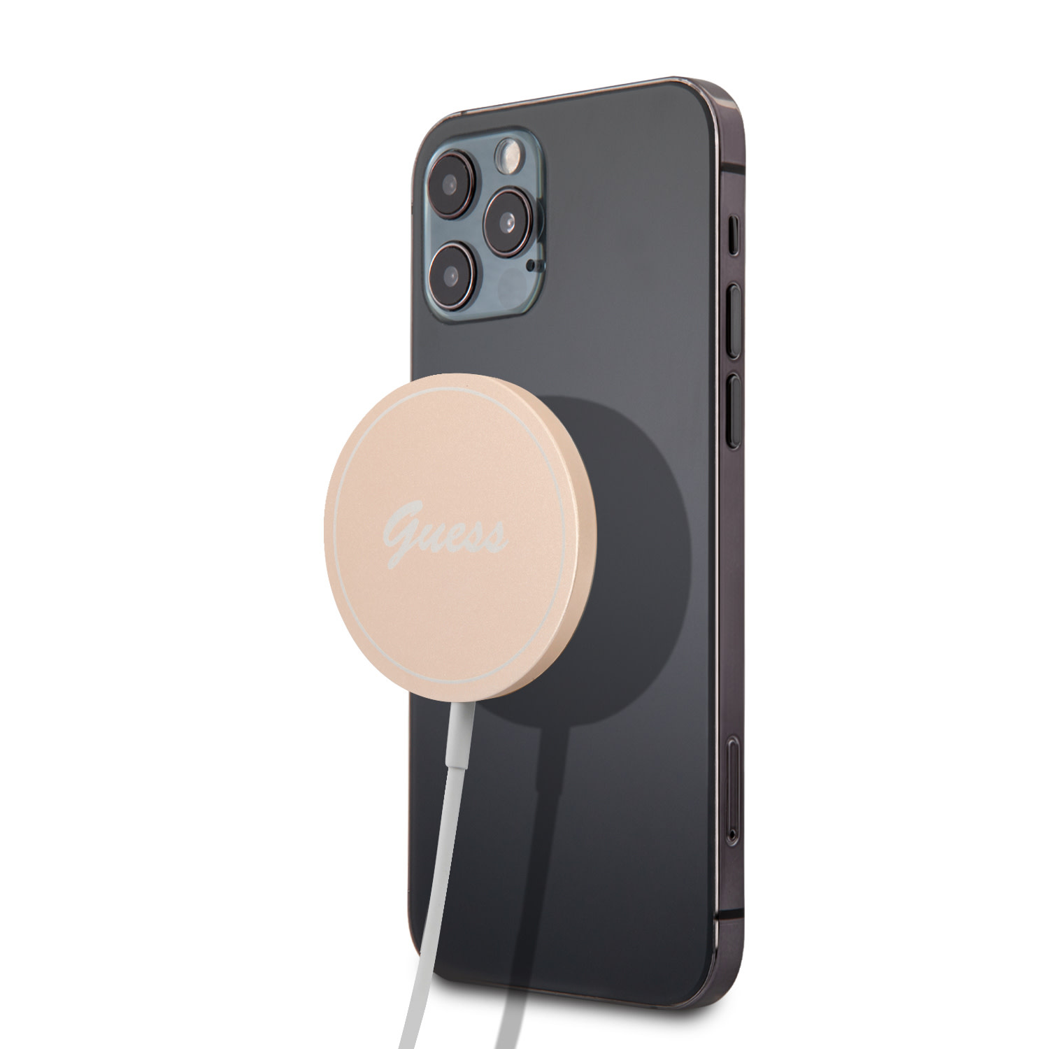 Guess Guess Wireless Charger - Magsafe compatible - 15W - Goud, foto 3 van 3