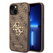 Guess Guess Coque arrière en TPU iPhone 15 - 4G - Big Metal Logo - Marron Guess Guess Coque arrière en TPU iPhone 15 - 4G - Big Metal Logo - Marron