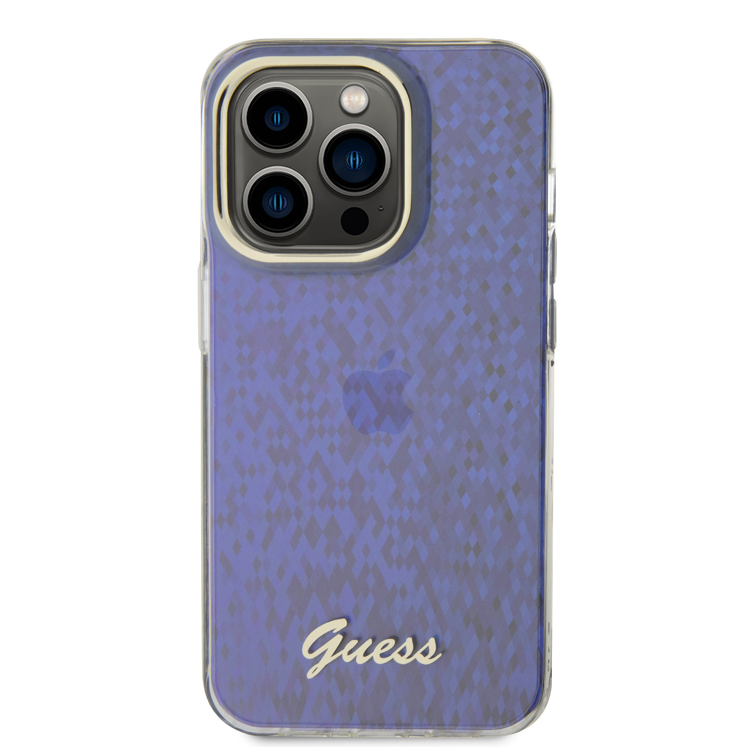 Guess Guess iPhone 15 Pro Hardcase hoesje - Faceted Mirror - Disco Purple, foto 3 van 6
