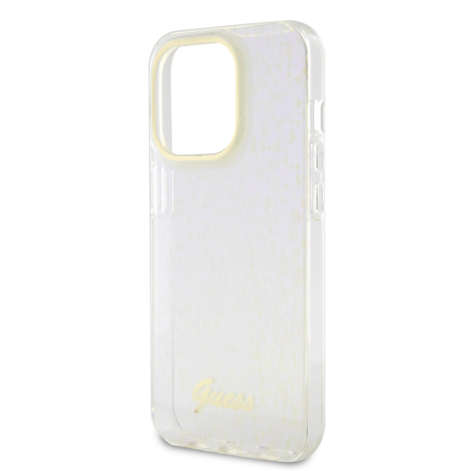 Guess Guess iPhone 15 Pro Hardcase hoesje - Faceted Mirror - Disco Purple, foto 5 van 6