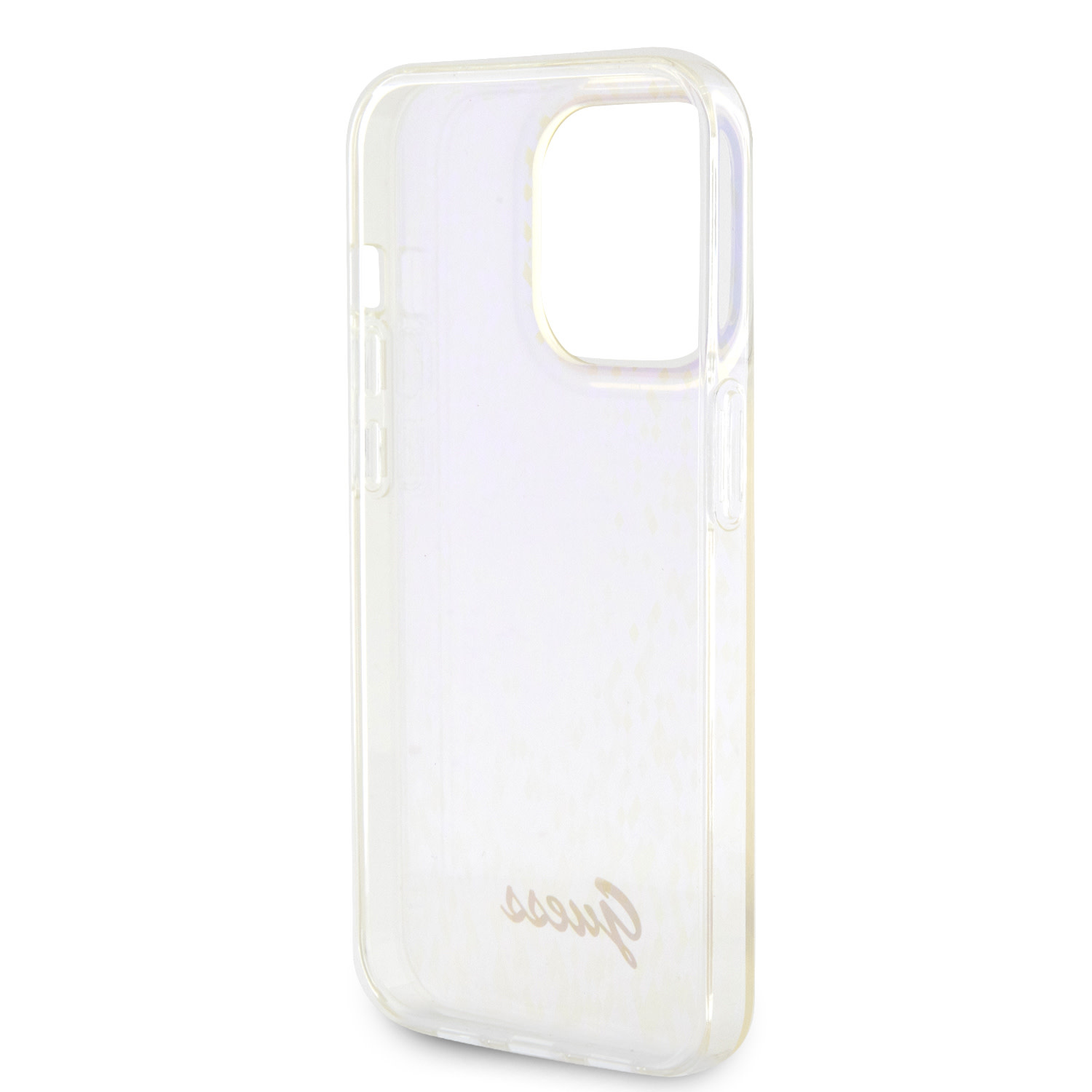 Guess Guess iPhone 15 Pro Hardcase hoesje - Faceted Mirror - Disco Purple, foto 6 van 6