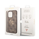 Guess Guess iPhone 15 Pro TPU Hardcase - 4G - Big Metal Logo - Brown