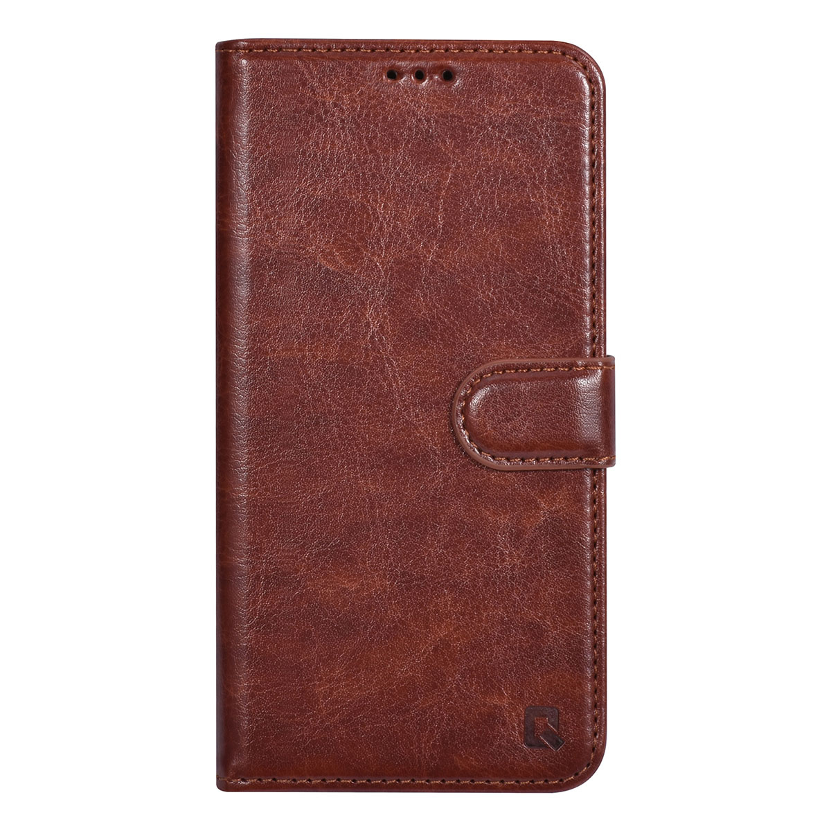 UNIQ Accessory UNIQ Accessory iPhone 15 Pro Book Case hoesje - Pasjeshouder voor 3 pasjes - Magneetsluiting - Hanger - Bruin, foto 2 van 5