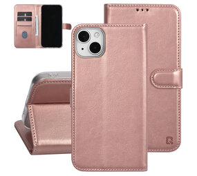UNIQ Accessory UNIQ Accessory iPhone 15 & 14 Plus Book type case - Card holder for 3 cards - Magnetic closure - Rose Gold UNIQ Accessory UNIQ Accessory iPhone 15 & 14 Plus Book type case - Card holder for 3 cards - Magnetic closure - Rose Gold