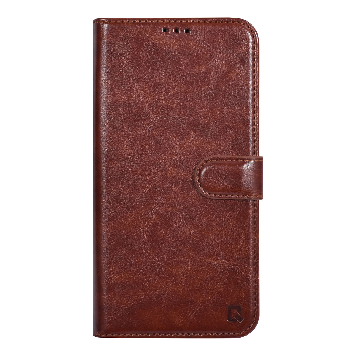 UNIQ Accessory UNIQ Accessory iPhone 15 & 14 Plus Book Case hoesje - Pasjeshouder voor 3 pasjes - Magneetsluiting - Hanger - Bruin, foto 2 van 5