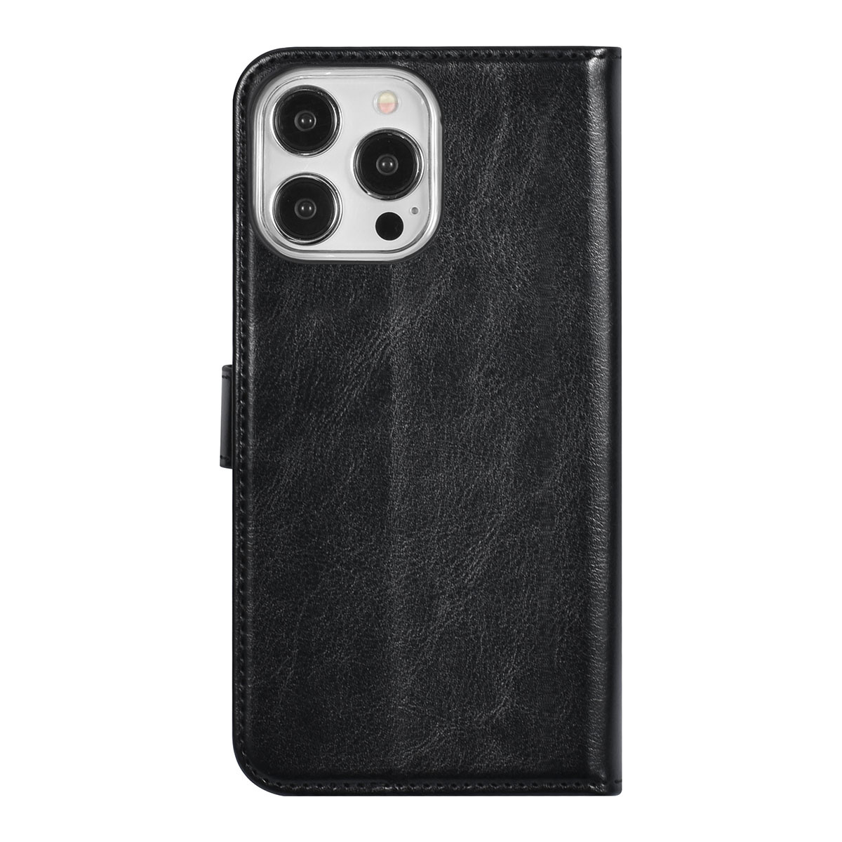 UNIQ Accessory UNIQ Accessory iPhone 15 Pro Max Book Case hoesje - Pasjeshouder voor 3 pasjes - Magneetsluiting - Hanger - Zwart, foto 3 van 5