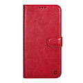 UNIQ Accessory UNIQ Accessory iPhone 15 Pro Max Book Case hoesje - Pasjeshouder voor 3 pasjes - Magneetsluiting - Hanger - Rood