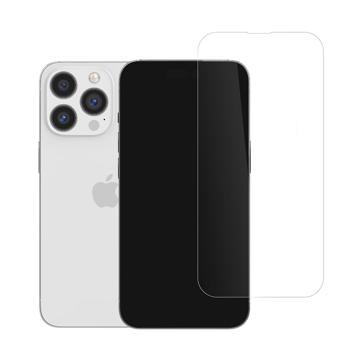UNIQ Accessory box of 10 - UNIQ Accessory iPhone 15 Pro Screenprotector - Transparant