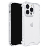 TUNIQ TUNIQ iPhone 15 Pro TPU Back Cover - Transparent - Antishock TUNIQ TUNIQ iPhone 15 Pro TPU Back Cover - Transparent - Antishock