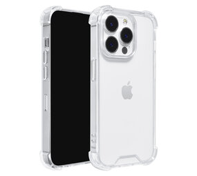TUNIQ TUNIQ iPhone 15 Pro TPU Back Cover - Transparent - Antishock TUNIQ TUNIQ iPhone 15 Pro TPU Back Cover - Transparent - Antishock