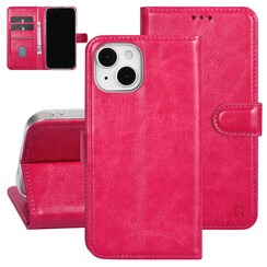 UNIQ Accessory iPhone 15 Book-Case hul - Kartenhalter für 3 Karten - Magnetverschluss - Hot Pink