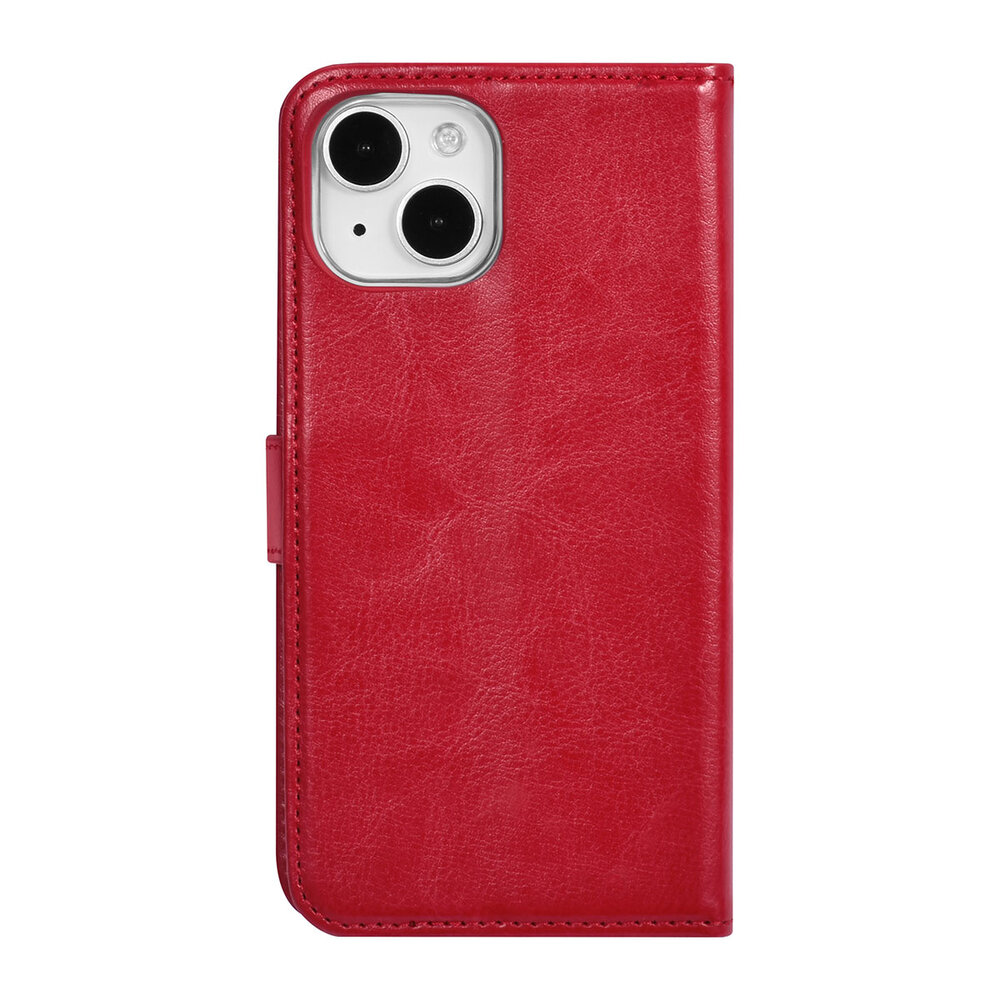UNIQ Accessory UNIQ Accessory iPhone 15 Book-Case hul - Kartenhalter für 3 Karten - Magnetverschluss - Rot UNIQ Accessory UNIQ Accessory iPhone 15 Book-Case hul - Kartenhalter für 3 Karten - Magnetverschluss - Rot
