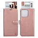 UNIQ Accessory UNIQ Accessory iPhone 15 Pro Book-Case hul - Kartenhalter für 3 Karten - Magnetverschluss - Rose Gold UNIQ Accessory UNIQ Accessory iPhone 15 Pro Book-Case hul - Kartenhalter für 3 Karten - Magnetverschluss - Rose Gold