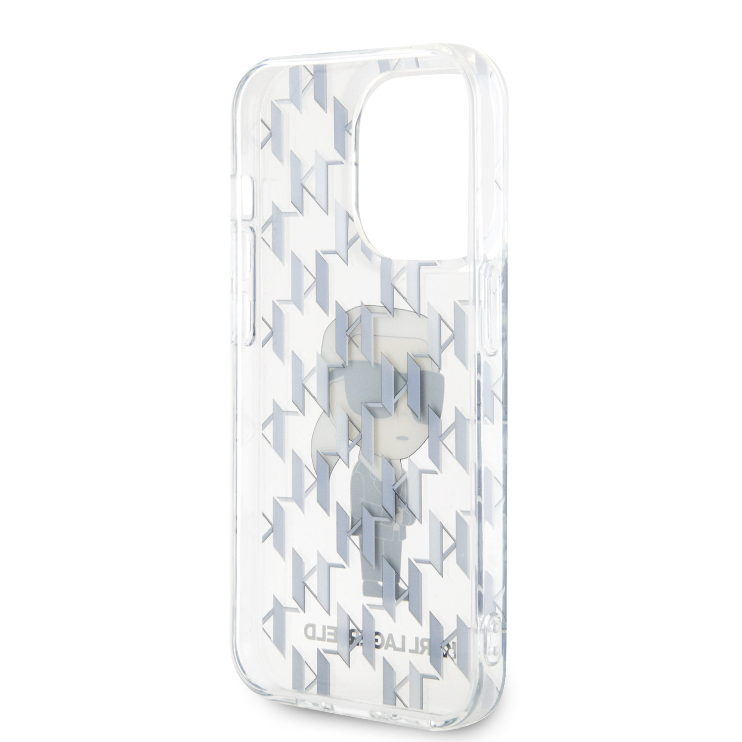 Karl Lagerfeld Karl Lagerfeld iPhone 15 Pro Hardcase hoesje - Ikonik Monogram - Transparant, foto 6 van 6