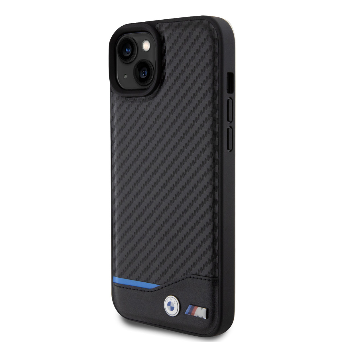 BMW BMW iPhone 15 & 14 Plus Hardcase hoesje - Carbon - Zwart, foto 2 van 6