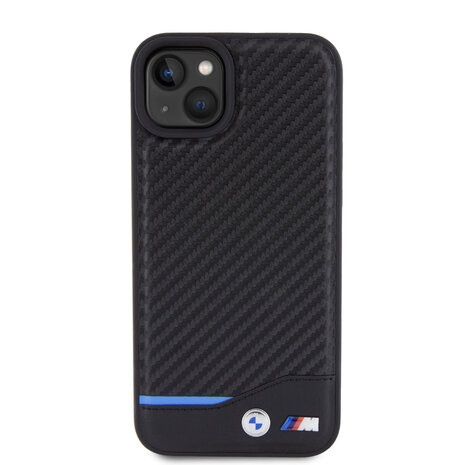BMW BMW iPhone 15 & 14 Plus Hardcase-Ruckseite - Carbon - Schwarz BMW BMW iPhone 15 & 14 Plus Hardcase-Ruckseite - Carbon - Schwarz