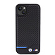 BMW BMW etui pour Samsung iPhone 15 & 14 Plus - Carbon - Noir BMW BMW etui pour Samsung iPhone 15 & 14 Plus - Carbon - Noir