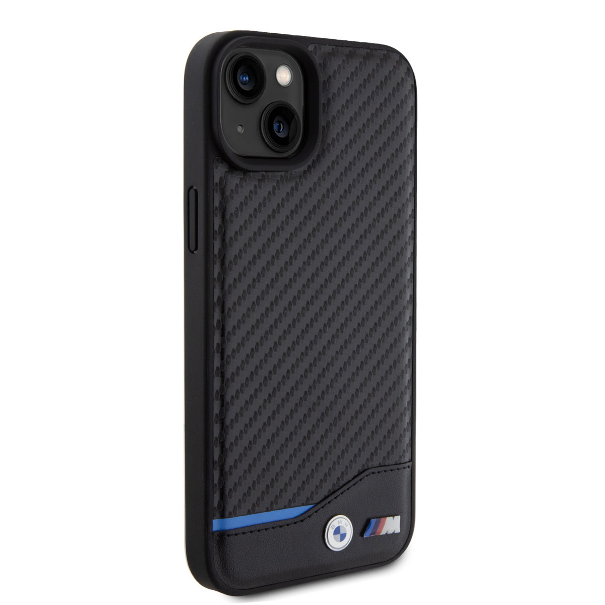 BMW BMW iPhone 15 & 14 Plus Hardcase hoesje - Carbon - Zwart, foto 4 van 6