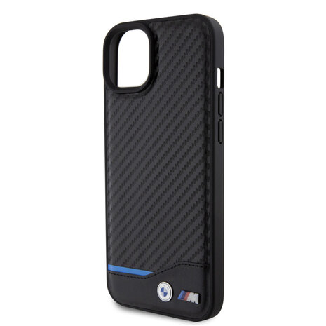 BMW BMW iPhone 15 & 14 Plus Hardcase-Ruckseite - Carbon - Schwarz BMW BMW iPhone 15 & 14 Plus Hardcase-Ruckseite - Carbon - Schwarz