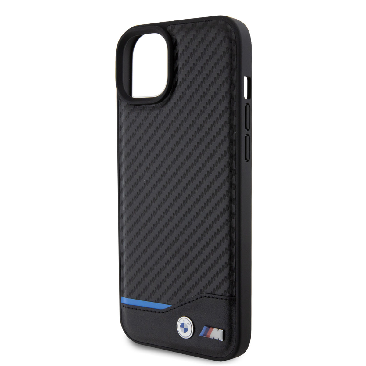 BMW BMW iPhone 15 & 14 Plus Hardcase hoesje - Carbon - Zwart, foto 5 van 6