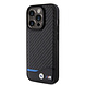 BMW BMW Étui pour Samsung iPhone 15 Pro - Carbon - Noir BMW BMW Étui pour Samsung iPhone 15 Pro - Carbon - Noir