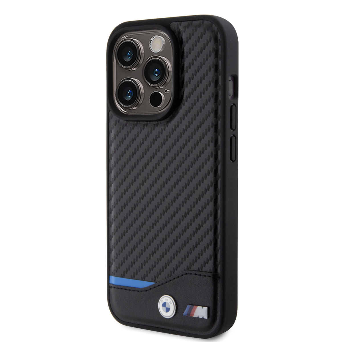 BMW BMW iPhone 15 Pro Hardcase hoesje - Carbon - Zwart, foto 2 van 6