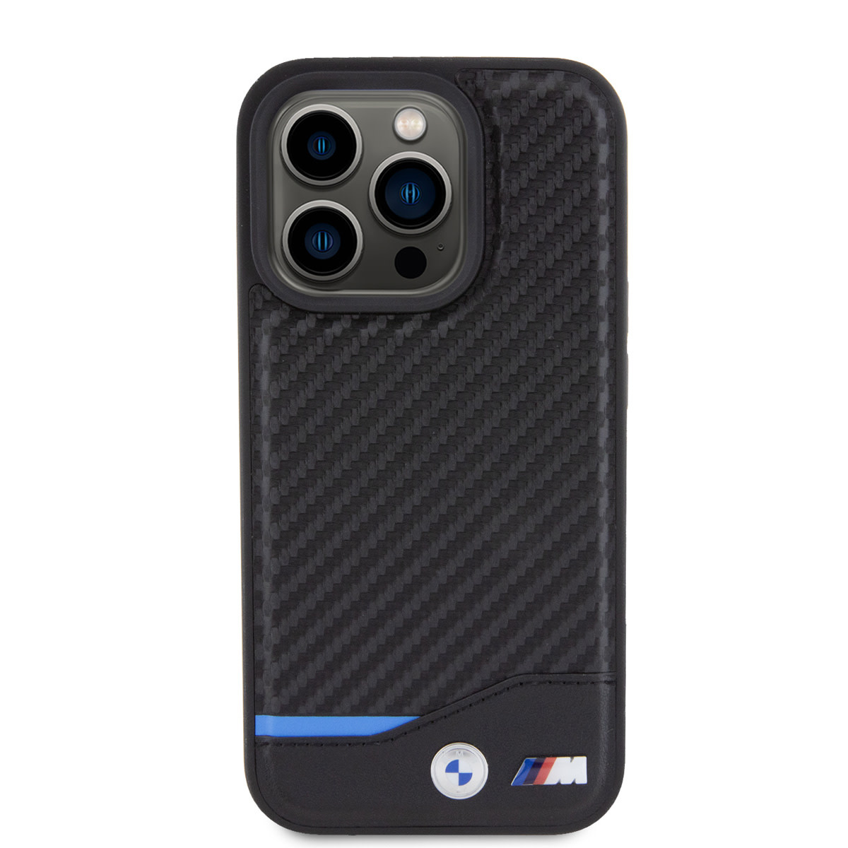 BMW BMW iPhone 15 Pro Hardcase hoesje - Carbon - Zwart, foto 3 van 6