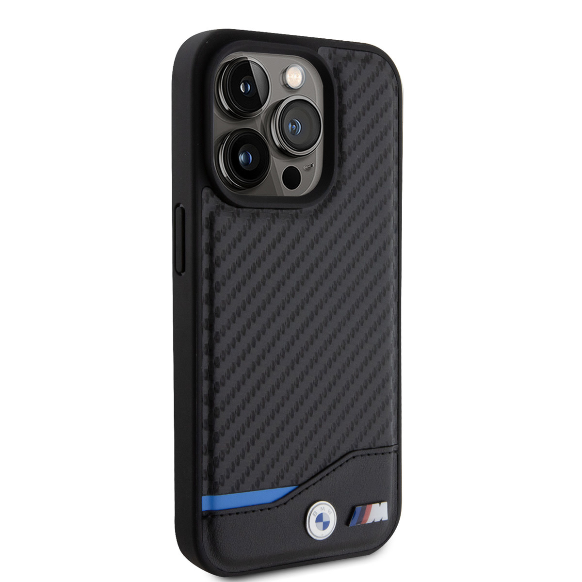 BMW BMW iPhone 15 Pro Hardcase hoesje - Carbon - Zwart, foto 4 van 6