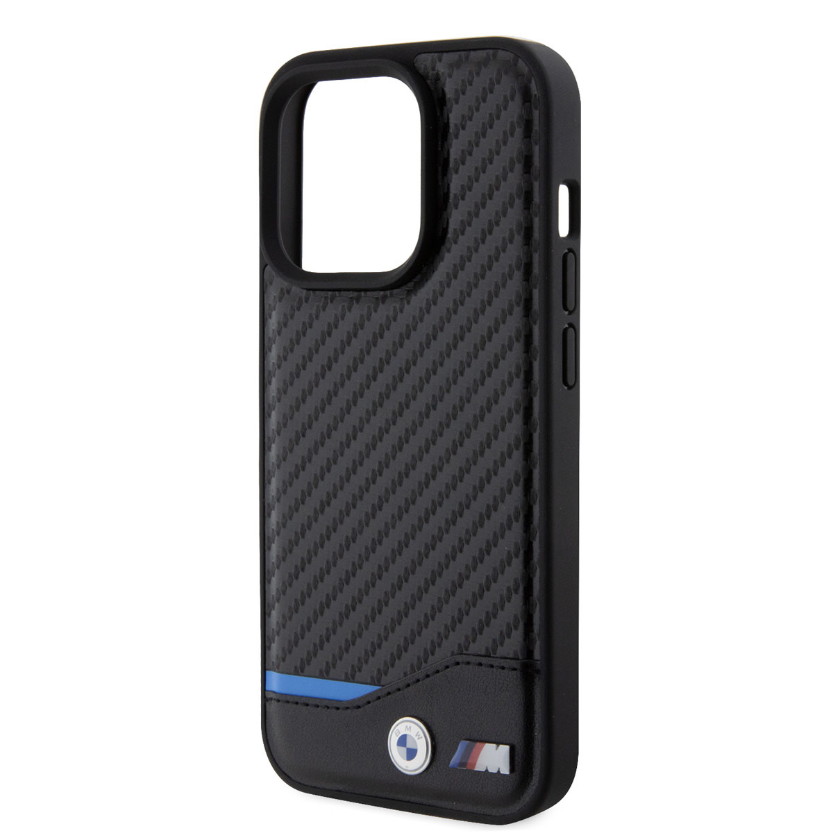 BMW BMW iPhone 15 Pro Hardcase hoesje - Carbon - Zwart, foto 5 van 6