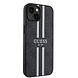 Guess Guess iPhone 15 TPU Hardcase-Rückseite - 4G Printed Stripes - Schwarz Guess Guess iPhone 15 TPU Hardcase-Rückseite - 4G Printed Stripes - Schwarz