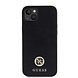Guess Guess iPhone 15 & 14 Plus TPU Hardcase - 4G Metal Logo - Strass - Black Guess Guess iPhone 15 & 14 Plus TPU Hardcase - 4G Metal Logo - Strass - Black