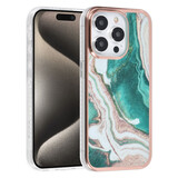 UNIQ Accessory UNIQ Accessory Coque arrière en iPhone 15 Pro - Marble Green