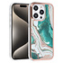 UNIQ Accessory Coque arrière en iPhone 15 Pro - Marble Green UNIQ Accessory Coque arrière en iPhone 15 Pro - Marble Green