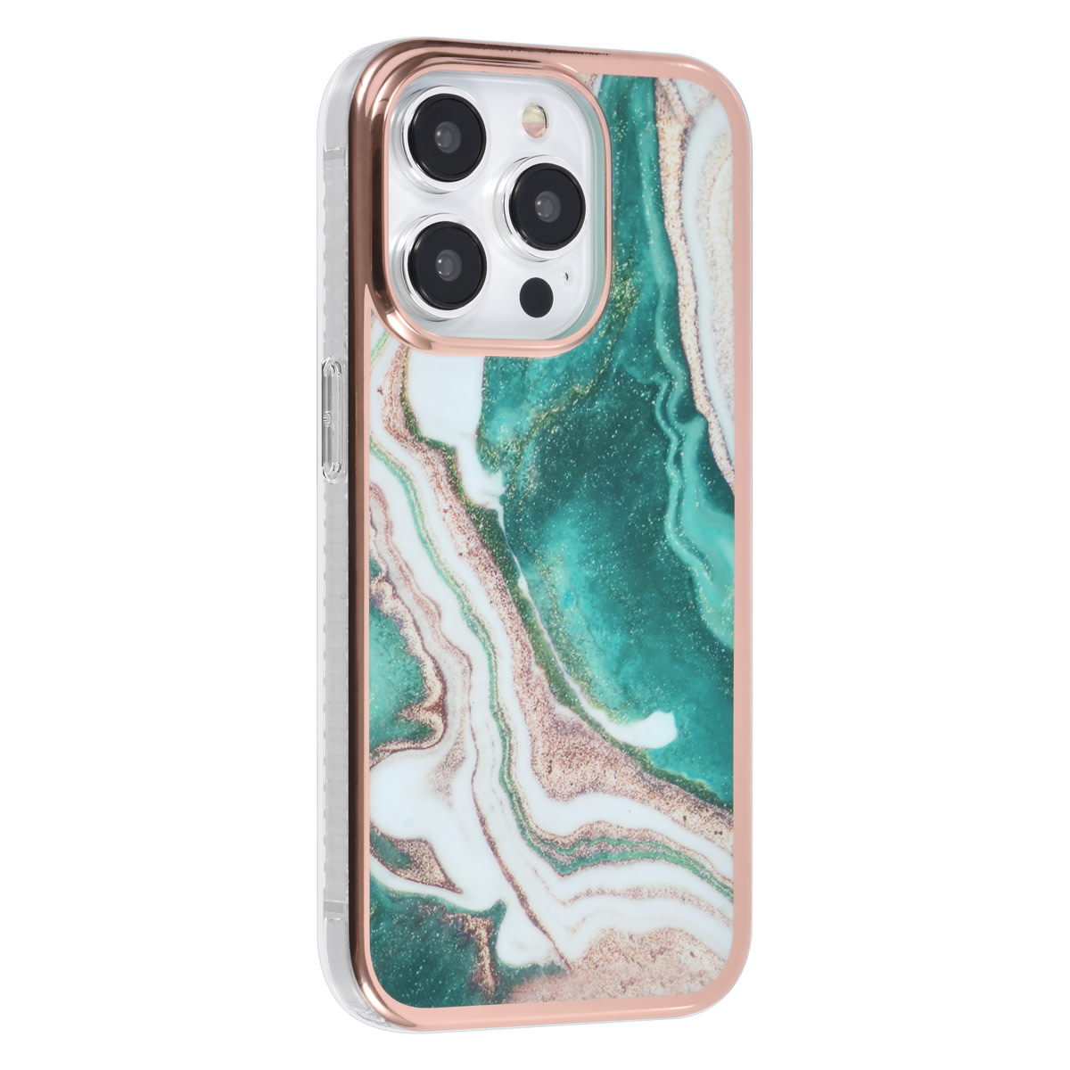 UNIQ Accessory UNIQ Accessory iPhone 15 Pro TPU Back Cover hoesje - Marble Green, foto 2 van 4