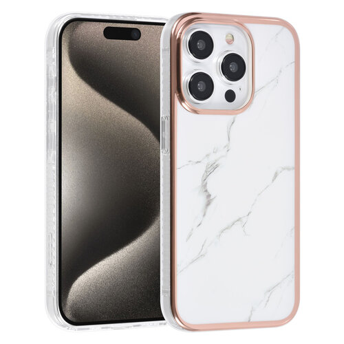 UNIQ Accessory UNIQ Accessory iPhone 15 Pro TPU Back Cover hoesje - Marble