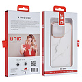 UNIQ Accessory UNIQ Accessory iPhone 15 Pro TPU Back Cover hoesje - Marble
