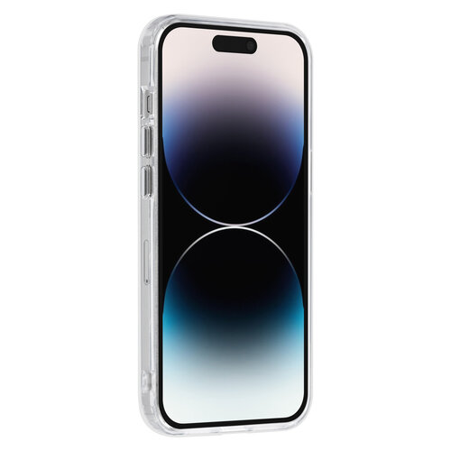 UNIQ Accessory UNIQ Accessory iPhone 14 Pro TPU Back Cover hoesje - Magsafe Compatible 360 Graden Draaibare Standaard - Transparant - Zilver