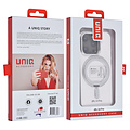 UNIQ Accessory UNIQ Accessory iPhone 14 Pro TPU Back Cover hoesje - Magsafe Compatible 360 Graden Draaibare Standaard - Transparant - Zilver