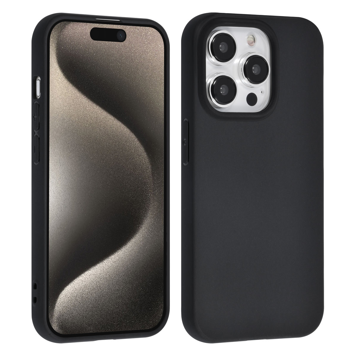 UNIQ Accessory UNIQ Accessory iPhone 15 Pro TPU Back Cover hoesje - Zwart