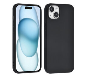 UNIQ Accessory UNIQ Accessory iPhone 15 & 14 Plus SilikonHulle - Schwarz UNIQ Accessory UNIQ Accessory iPhone 15 & 14 Plus SilikonHulle - Schwarz