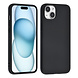 UNIQ Accessory UNIQ Accessory iPhone 15 & 14 Plus SilikonHulle - Schwarz UNIQ Accessory UNIQ Accessory iPhone 15 & 14 Plus SilikonHulle - Schwarz