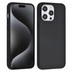 UNIQ Accessory iPhone 15 Pro Max Silikonhülle - Schwarz