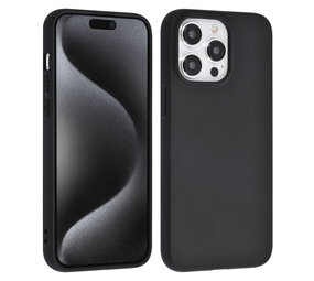 UNIQ Accessory UNIQ Accessory iPhone 15 Pro Max TPU Back Cover hoesje - Zwart UNIQ Accessory UNIQ Accessory iPhone 15 Pro Max TPU Back Cover hoesje - Zwart
