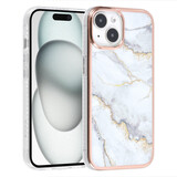 UNIQ Accessory UNIQ Accessory iPhone 15 Silikonhülle - Marble White UNIQ Accessory UNIQ Accessory iPhone 15 Silikonhülle - Marble White