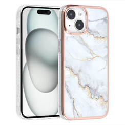 UNIQ Accessory Coque arrière en iPhone 15 - Marble White