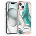UNIQ Accessory iPhone 15 Silikonhülle - Marble Green UNIQ Accessory iPhone 15 Silikonhülle - Marble Green