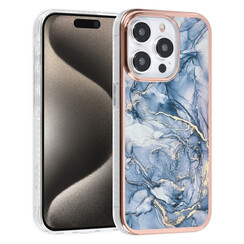 UNIQ Accessory iPhone 15 Pro Silikonhülle - Marble Grey