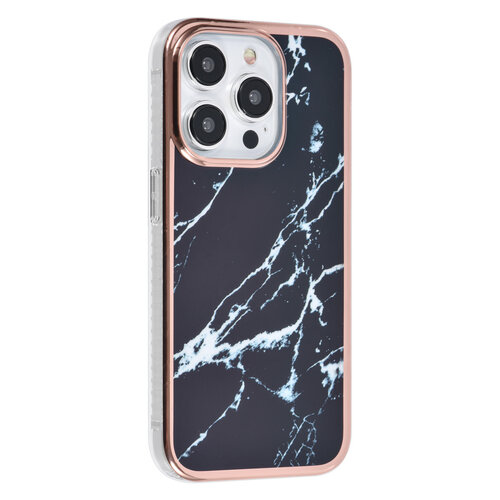 UNIQ Accessory UNIQ Accessory iPhone 15 Pro TPU Back Cover hoesje - Marble Black