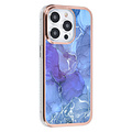 UNIQ Accessory UNIQ Accessory iPhone 15 Pro TPU Back Cover hoesje - Marble Purple